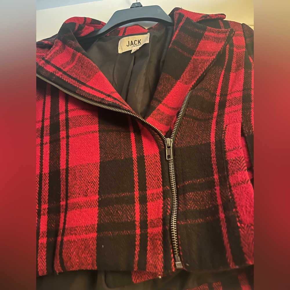 Cropped plaid jacket - Picture 3 of 4